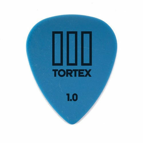 12 x Jim Dunlop Tortex T3 Blue 1.00mm Guitar Picks TIII USA Free Post 462R
