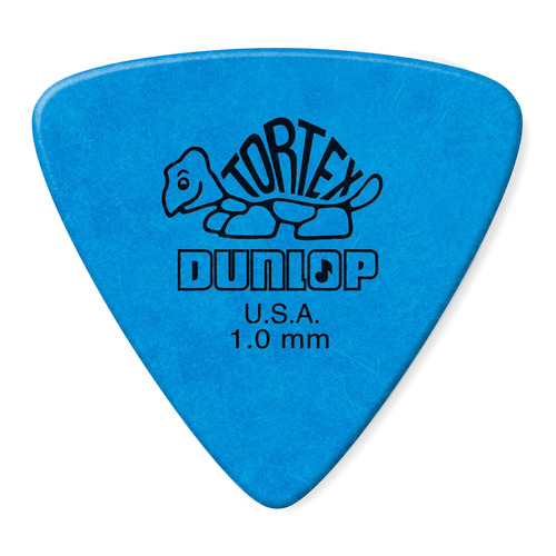 Dunlop Tortex Triangle Blue Pick 1.00mm