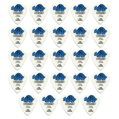24 x Jim Dunlop Tortex Wedge 1.00mm Guitar Picks 424R USA Bulk Pack
