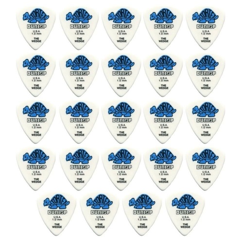 24 x Jim Dunlop Tortex Wedge 1.00mm Guitar Picks 424R USA Bulk Pack