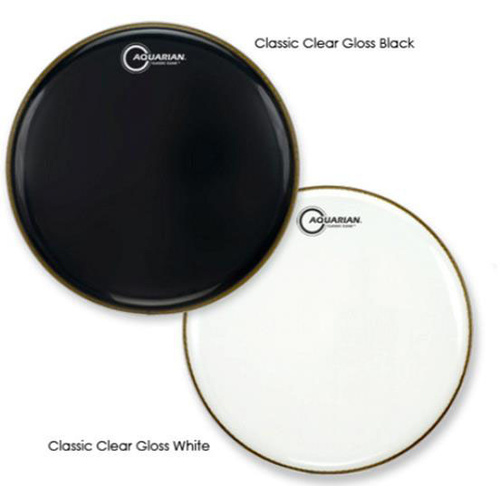 Aquarian CC10BK Classic Clear Black Drumhead