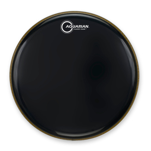 Aquarian CC12BK Classic Clear Black Drumhead