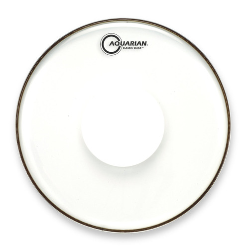Aquarian CCPD15 Classic Clear W/ Power Dot Drumhead