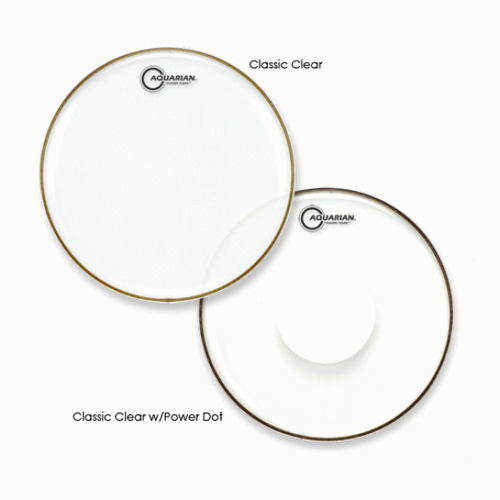 Aquarian Ccpd26B Classic Clear With Power Dot -Size - 26"