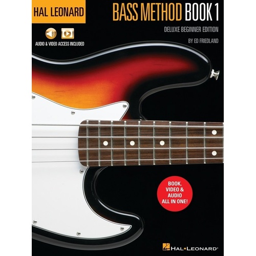 Hal Leonard Bass Method Book 1 Deluxe Beginner Edition