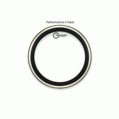 Aquarian PF26B Performance II 2Ply Clear Drumhead