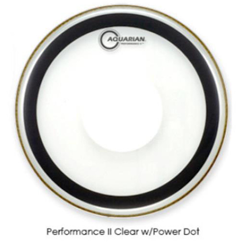Aquarian PFPD8 Perf. II 2Ply Clear With Power Dotow Drumhead