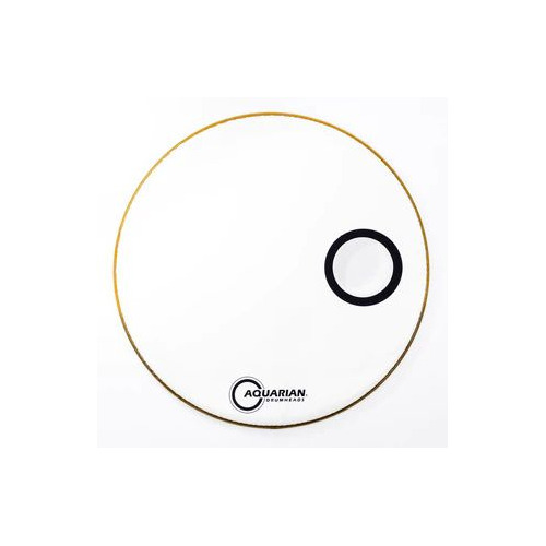 Aquarian SMPTCC22W Ported Fr Bass White Drumhead