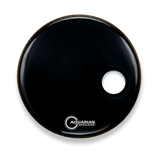 Aquarian RSM26BK Regulator Small Black Drumhead