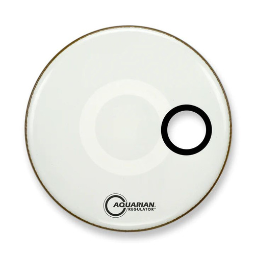Aquarian RSM24W Regulator Small White Drumhead