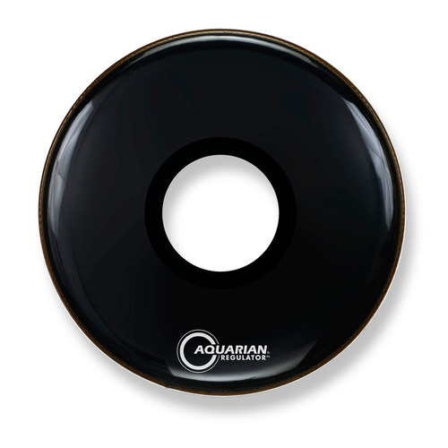 Aquarian RPT20BK Regulator Large 7 Black Drumhead