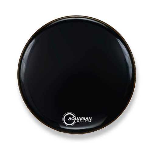Aquarian RF26BK Regulator N-Hole Black Drumhead