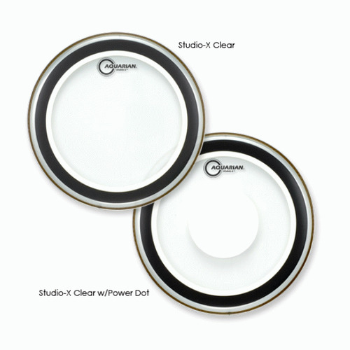 Aquarian SX20B Studio-X Clear Drumhead