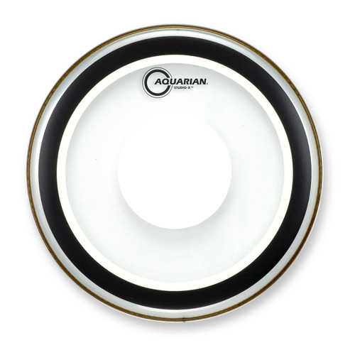 Aquarian SXPD10 Studio-X Clear With Power Dot Drumhead