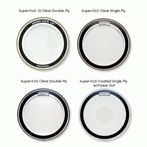 Aquarian SKI16 Super-Kick Clear 1Ply Drumhead