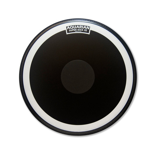 Aquarian SKIII20 Sk Bk Coated 1Ply With Power Dot Drumhead