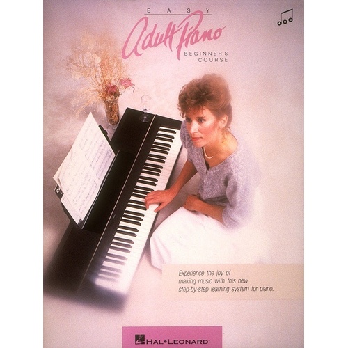 Easy Adult Piano Beginners Course (Softcover Book)