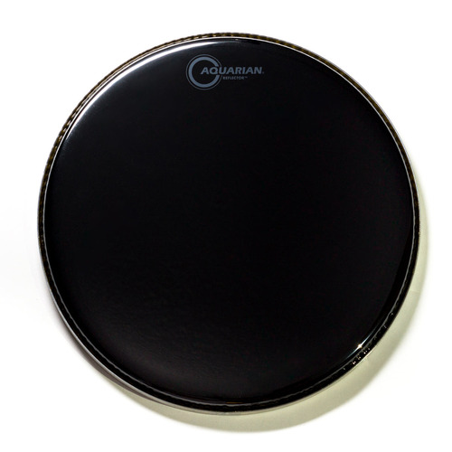 Aquarian18" Reflector Black Mirror Finish Drumhead