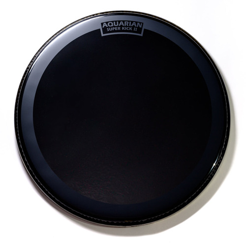 Aquarian 28" Reflector Black Mirror Superkick Drumhead