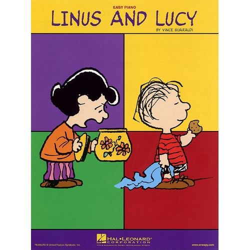 Linus And Lucy Easy Piano (Softcover Book)