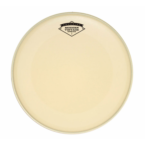 Aquarian MOTC-SK18B Med-Vint Superkick 1ply Drumhead, 10mil, Medium Weight, Calfskin Look and Feel