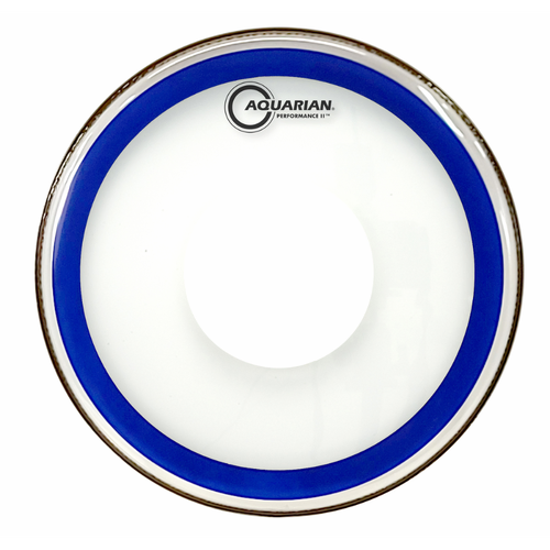Aquarian Performance II 2-Ply Drum Head with PDOT - Blue