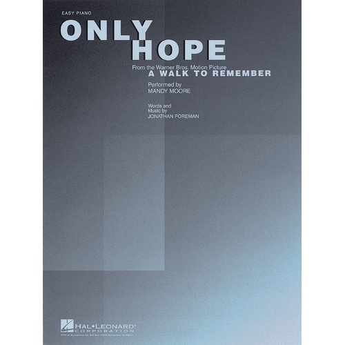 Only Hope Easy Piano (Sheet Music)
