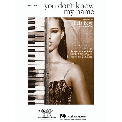 You Dont Know My Name (Single Music Sheet) Ep