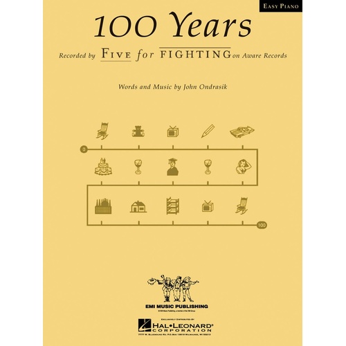 100 Years S/S Easy Piano (Sheet Music)