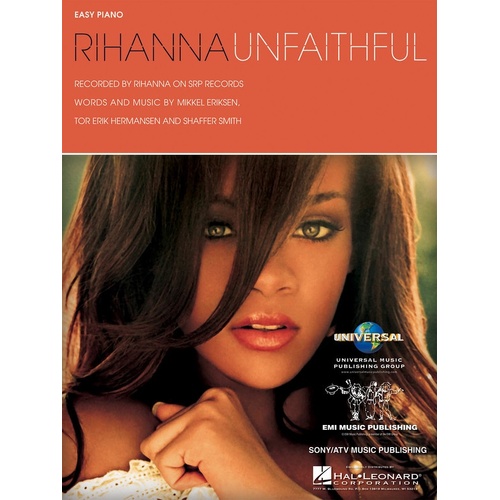 Unfaithful Easy Piano (Single Music Sheet)
