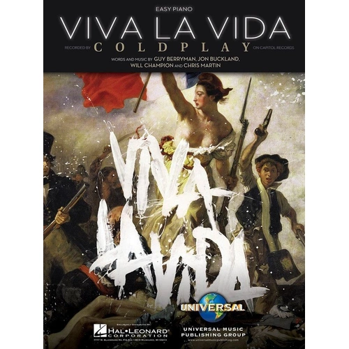 Viva La Vida Easy Piano Sheet Music by Hal Leonard, 8 Pages