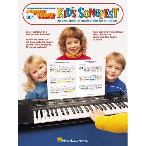 EZ Play 301 Kids Songfest (Softcover Book)