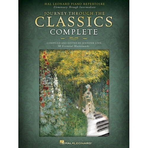 Journey Through the Classics Complete - Piano Solo Collection by Hal Leonard, 184 Pages, 98 Graded Pieces for Students
