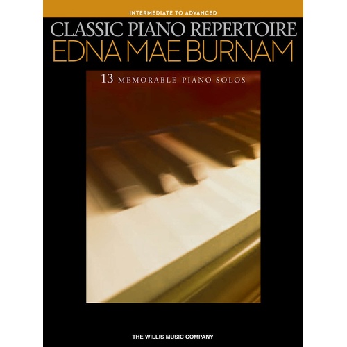 Burnam - Classic Piano Repertoire Inter-Adv Level (Softcover Book)
