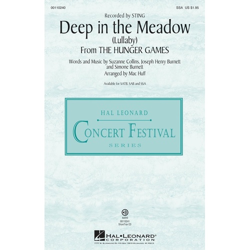Deep In The Meadow (Hunger Games) SSA (Octavo)