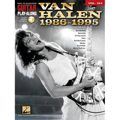Van Halen Guitar Play-Along 1986-1995 V164 BK/OLA Songbook with Audio Access