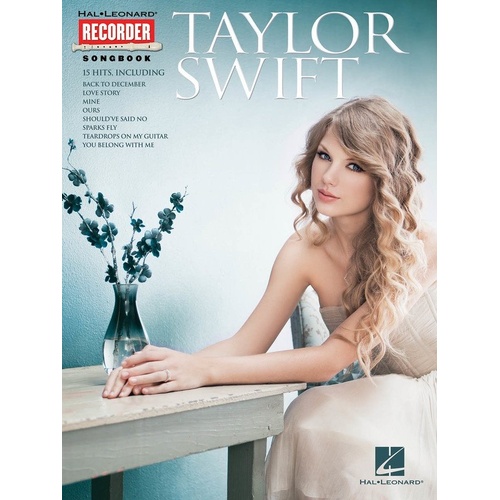 Taylor Swift Recorder Songbook by Hal Leonard - 15 Hits Arranged for Recorder, 32 Pages