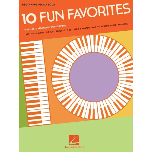 10 Fun Favorites Beginning Piano Solos (Softcover Book)