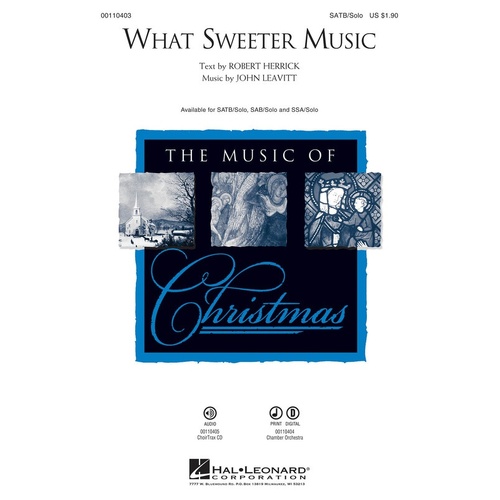 What Sweeter Music ChoirTrax CD (CD Only)