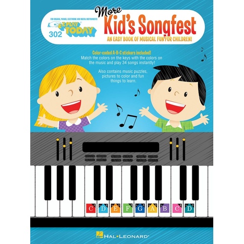 EZ Play 302 More Kids Songfest (Softcover Book)