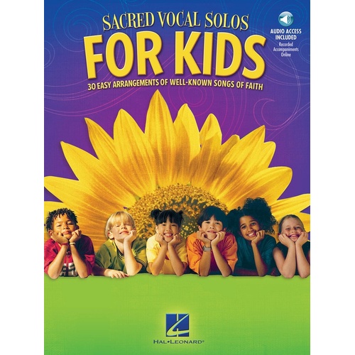 Sacred Vocal Solos For Kids Book/Online Audio (Softcover Book/Online Audio)