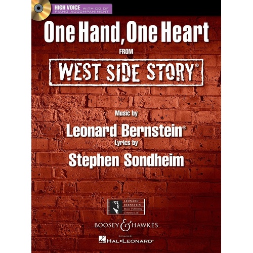 One Hand One Heart (Single Music Sheet) & Accomp CD High Voice
