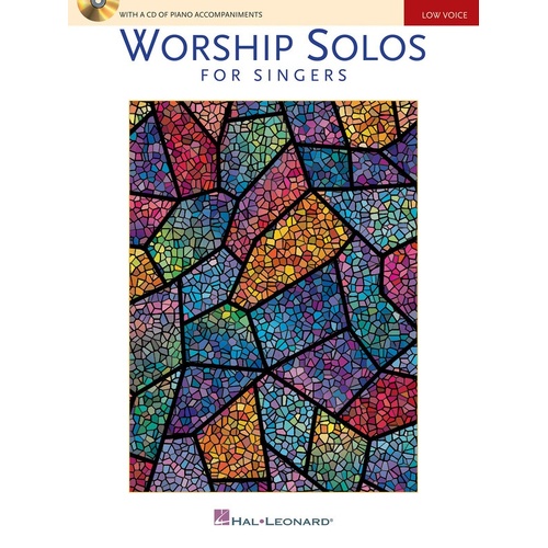 Worship Solos For Singers Book/CD Low Voice (Softcover Book/CD)