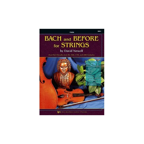 Bach and Before for Strings Violin by Neil A. Kjos Music Company - 40 Pages