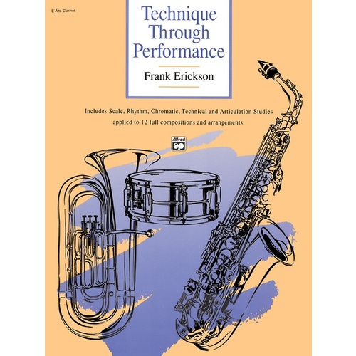 Technique Through Performance Eb Alto Clarinet Sheet Music