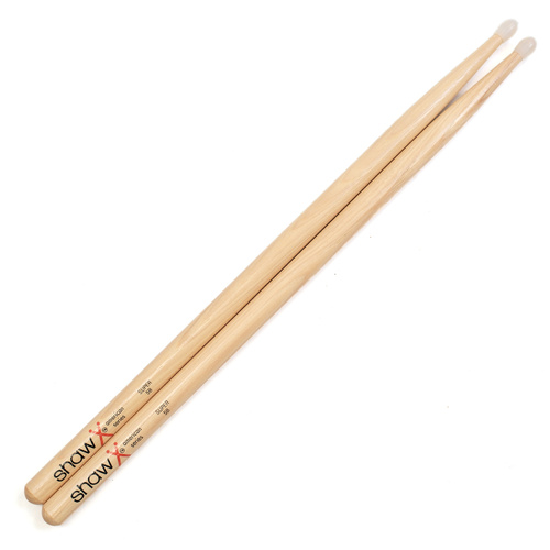 ShawstiX American Hickory 5B Drum Sticks with Nylon Tip