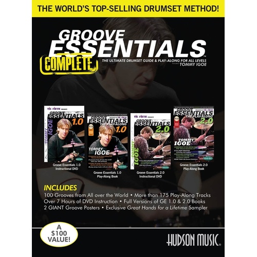 Groove Essentials 1.0/2.0 Comp 2Book/2DVD/2Poster