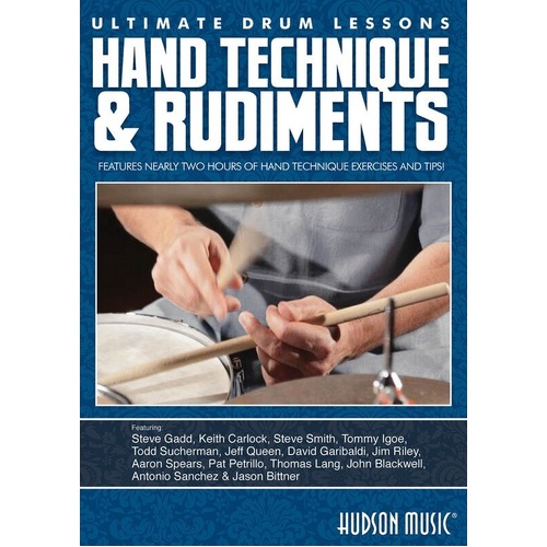 Hand Technique & Rudiments Ultimate Drum DVD by Hudson Music