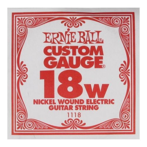 Ernie Ball Nickel Wound Single Guitar String .018