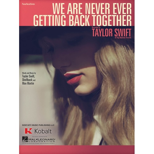 We Are Never Ever Getting Back Together S/S PVG (Sheet Music)